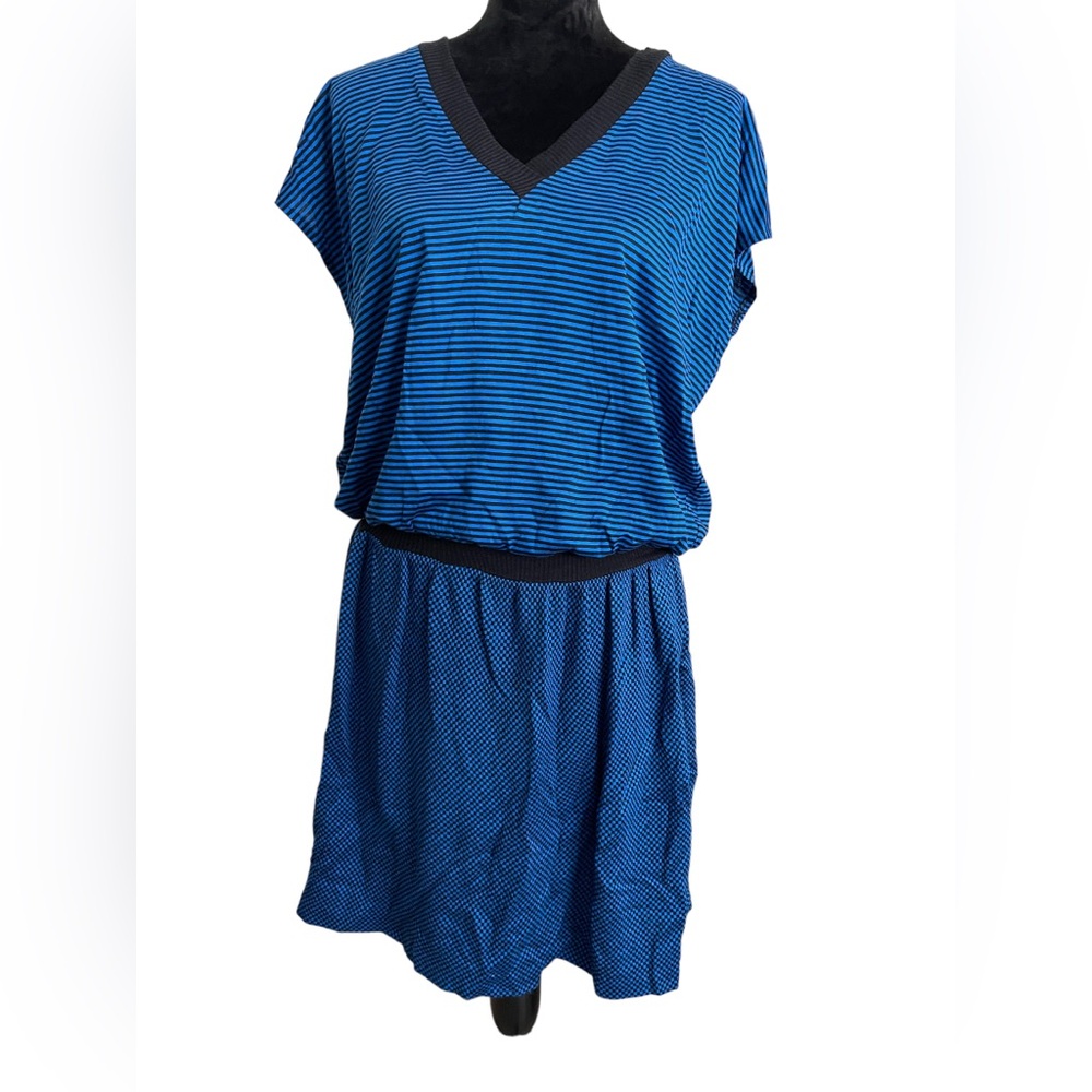 Vintage John Richard Dress Blue/black